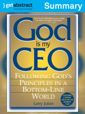 cover image of God is my CEO (Summary)